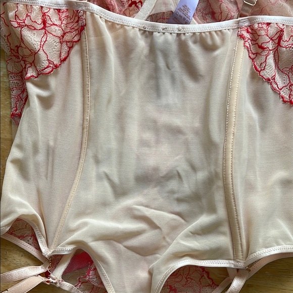 Savage X Fenty Red and Cream Bra with Underwire Support - Picture 10 of 10